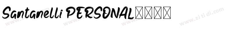 Santanelli PERSONAL字体转换